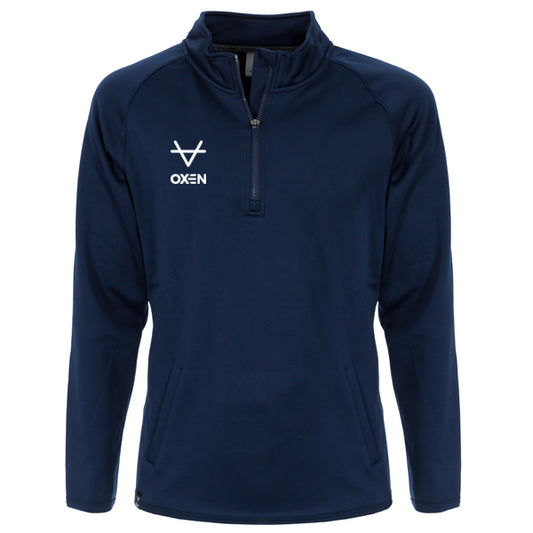 OXEN CORE TECH NAVY QUARTER ZIP WOMENS