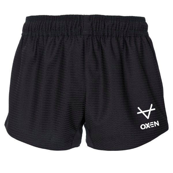 OXEN CORE TECH BLACK RUGBY SHORTS