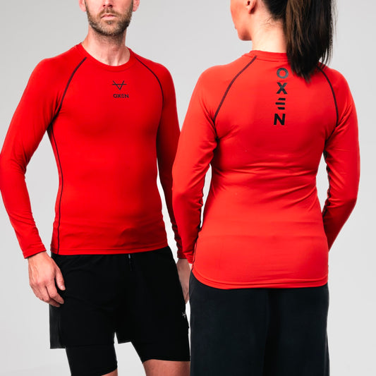 OXEN RED BASELAYER JUNIORS