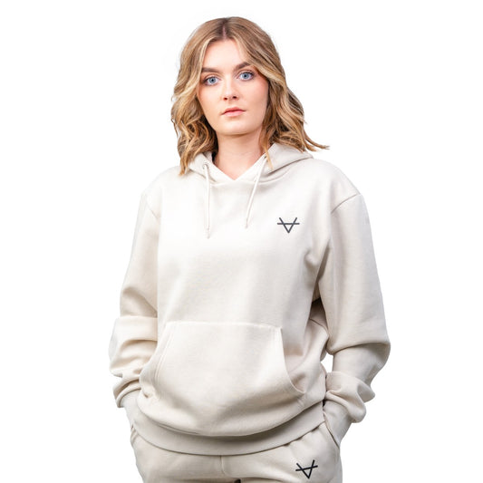 OXEN VITAL BEIGE COTTON HOODY