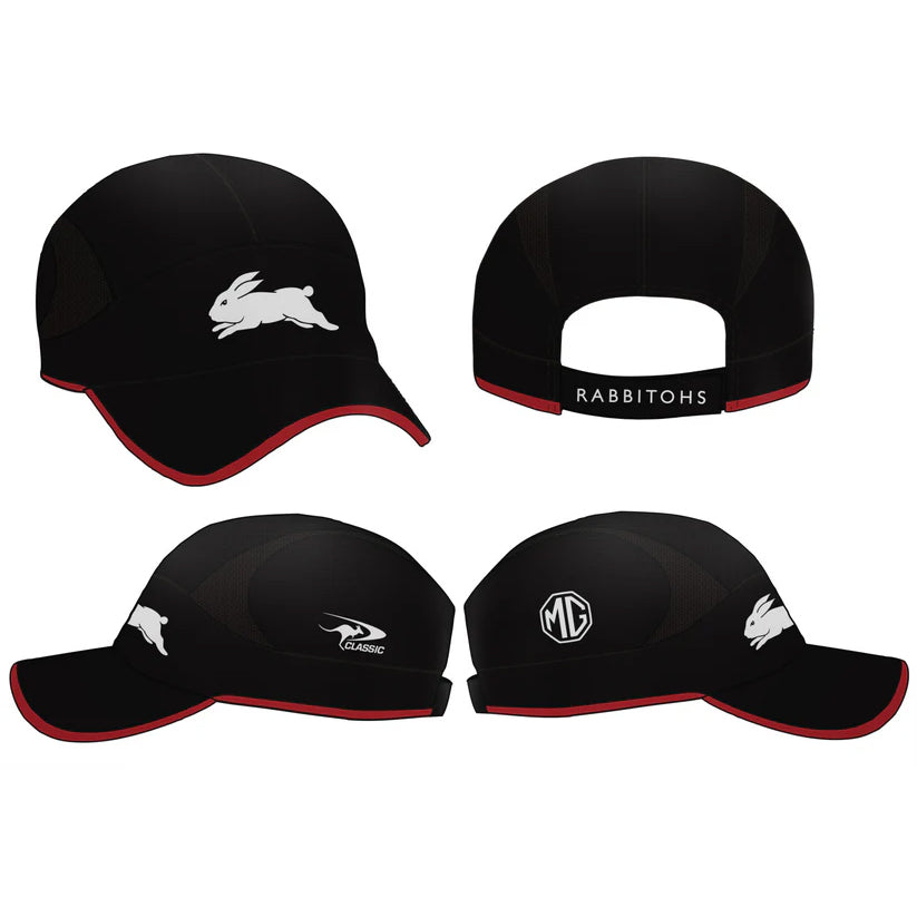 SOUTH SYDNEY RABBITOHS BLACK TRAINING CAP