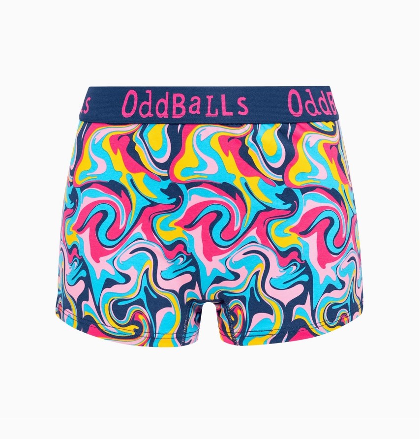 ODDBALLS RIPPLE LADIES BOXER