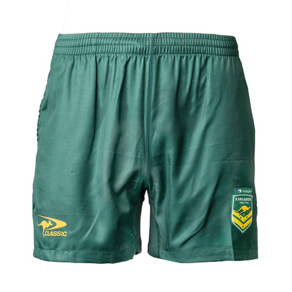 KANGAROOS RETAIL PERFORMANCE GYM SHORTS GREEN