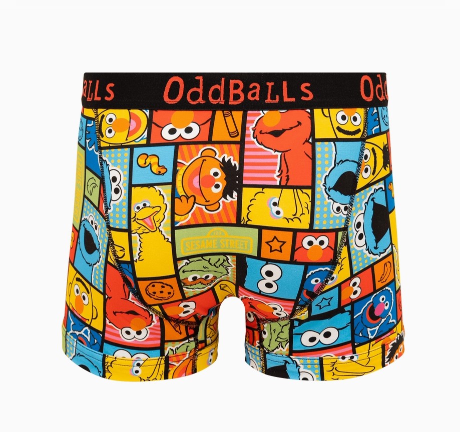 ODDBALLS SESAME STREET BOXERS