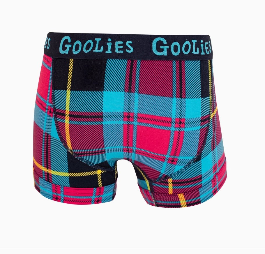 ODDBALLS TARTAN GOOLIES BOXERS